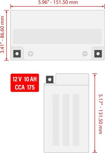Caltric Agm Battery Compatible with Suzuki Dl650 Dl-650 Dl650A V-Strom 650 Abs 2005-2012 in Saudi Arabia