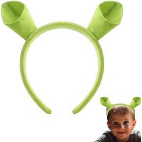 Green Ears Headband Green Cute Headband for Halloween Costume Adult Cosplay Theme Party Decoration Headwear in Saudi Arabia