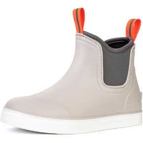 Women's Deck Boots Waterproof Ankle Rain Boots | Outdoor Fishing Garden Boots for Women, Anti-Slip Shoes, Lightweight Comfortable Work Shoes in Saudi Arabia