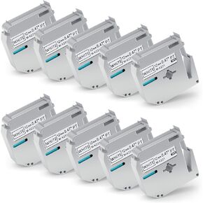 5 Pack Color M Tape M-K131 MK431 MK531 MK631 MK731 Tape 12mm Multicolored Label Tape Compatible with .47 Inch Tape for P Touch Label Maker PTM95 PT-90 PT-80 PT-70 PT-65 PT-45M in Kuwait