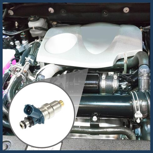 Fuel Injector, for Toyota Tacoma 1995-1999 2.4L Metal Silver Tone, 4pcs in Saudi Arabia