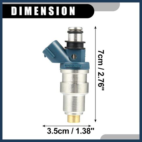 Fuel Injector, for Toyota Tacoma 1995-1999 2.4L Metal Silver Tone, 4pcs in Saudi Arabia