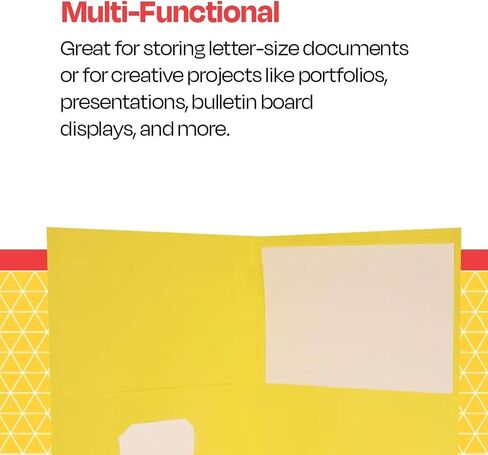 School Smart 2-Pocket Folders, Light Blue, Pack of 25 in Kuwait