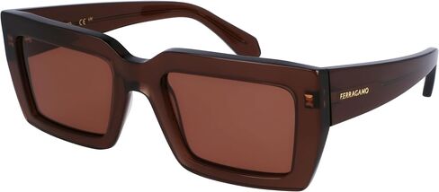 Brown Acetate Sunglasses by Salvatore Ferragamo in Saudi Arabia