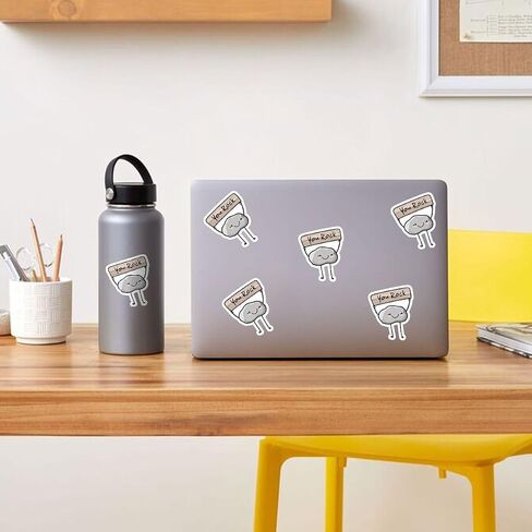 3 Pcs You Rock Sticker, Funny You Rock, You Meme Motivation Sticker, Motivational Vinyl for Helmet Water Bottle Laptop Tumbler Phone Case Cars (Normal, 3 Inches) in Saudi Arabia