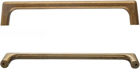 12 PCS Antique Brass Arch Cabinet Pulls Aluminum Alloy Drawer Handle Vintage Black Handles Retro Dresser Handles Hardware(7789RB-320MM) in Saudi Arabia