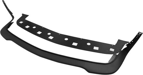 IKON MOTORSPORTS, Front Bumper Lip Compatible With 2015-2023 Dodge Challenger Hellcat Models, Hellcat Style Textured Black PP in Saudi Arabia