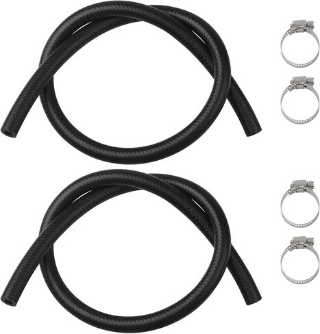1 Pack 27232 11/32 Inch x 36 Inch (85 PSI) Brake Booster Vacuum Hose with 2 Pcs Stainless Steel Clamps, Brake Booster Hose for Passenger Cars and Light Trucks, Auto Vacuum Hose in Saudi Arabia