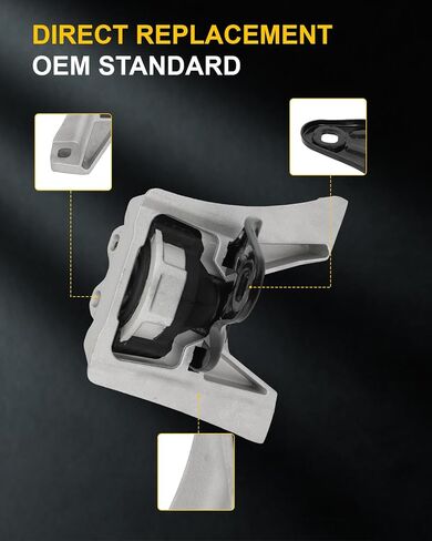 OCPTY 1PC Engine Motor Mount Compatible 2005-2011 Focus 2.0L & 2005-2007 Focus 2.3L & 2010-2013 Fransit connet 2.0L # A5495 in Saudi Arabia