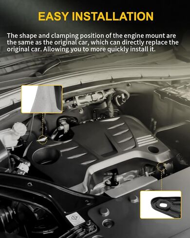 OCPTY 1PC Engine Motor Mount Compatible 2005-2011 Focus 2.0L & 2005-2007 Focus 2.3L & 2010-2013 Fransit connet 2.0L # A5495 in Saudi Arabia