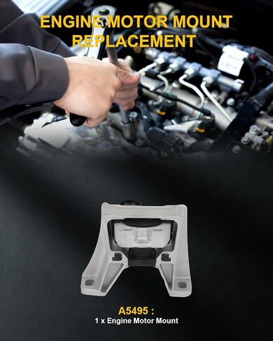 OCPTY 1PC Engine Motor Mount Compatible 2005-2011 Focus 2.0L & 2005-2007 Focus 2.3L & 2010-2013 Fransit connet 2.0L # A5495 in Saudi Arabia