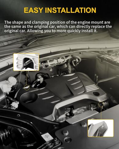 OCPTY Engine Motor Mount Compatible for 2017-2020 Hyundai Elantra Veloster Kona L4 # A71210 (1PC) in Saudi Arabia
