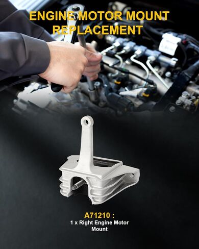 OCPTY Engine Motor Mount Compatible for 2017-2020 Hyundai Elantra Veloster Kona L4 # A71210 (1PC) in Saudi Arabia