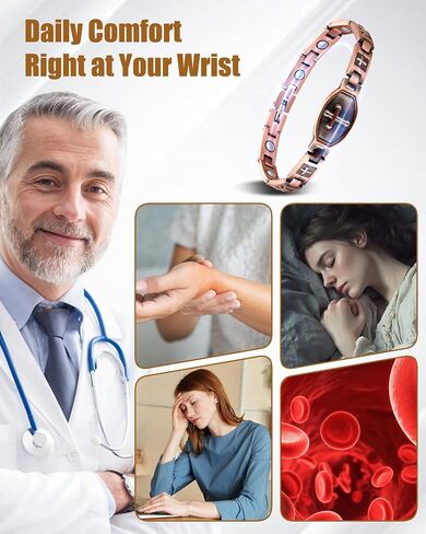 Copper Bracelets & Rings for Women, Copper Magnetic Bracelet for Women in Saudi Arabia
