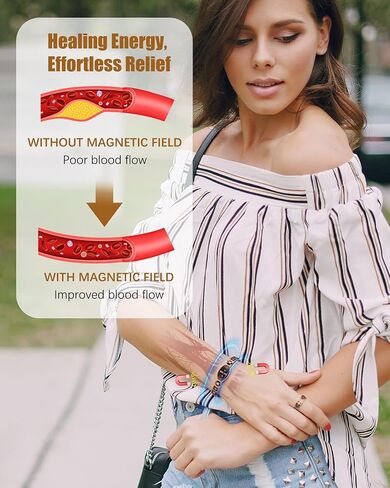 Copper Bracelets & Rings for Women, Copper Magnetic Bracelet for Women in Saudi Arabia