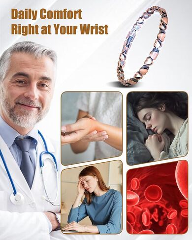 Copper Bracelets & Rings for Women, Copper Magnetic Bracelet for Women in Saudi Arabia