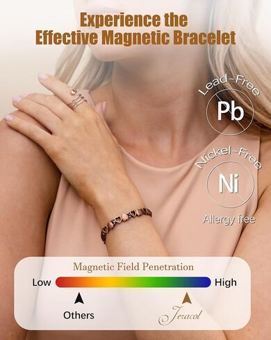 Copper Bracelets & Rings for Women, Copper Magnetic Bracelet for Women in Saudi Arabia