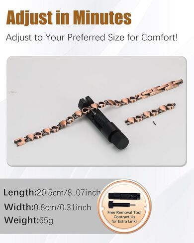 Copper Bracelets & Rings for Women, Copper Magnetic Bracelet for Women in Saudi Arabia
