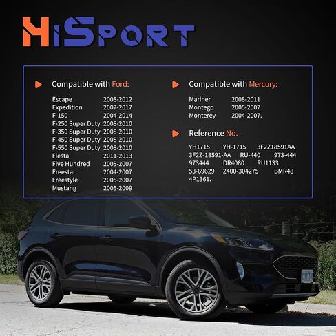 مقاوم محرك منفاخ مروحة HiSport HVAC متوافق مع Ford Escape Expedition F150 F250 F350 F450 F550 وLincoln Mark LT& Mercury Mariner Montego Monterey يستبدل 3F2Z-18591-AA YH-1715 in Saudi Arabia