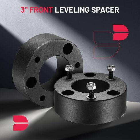 BDFHYK 3" Front and 2" Rear Leveling Lift Kit, Compatible with 2004-2022 F150 2WD 4WD, 6061-T6 Aluminum Billet Strut Spacers Leveling Kit for F-150 in Saudi Arabia