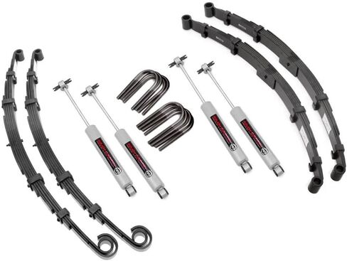 Rough Country 2.5" Suspension Lift Kit for 1969-1975 Jeep CJ 5 4WD - 60530 in Saudi Arabia
