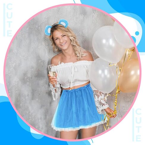 Halloween Bear Costume Accessories Bear Ear Headband and Tutu Skirt Set for Halloween Cosplay Party Dress Up in Saudi Arabia