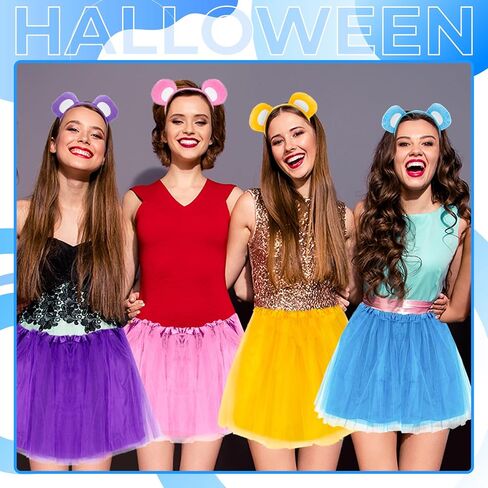 Halloween Bear Costume Accessories Bear Ear Headband and Tutu Skirt Set for Halloween Cosplay Party Dress Up in Saudi Arabia