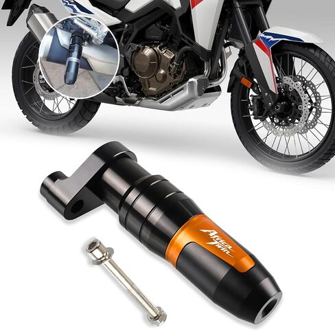 لـ CRF1100L Africa Twin CRF1000L Africa Twin كاتم صوت العادم المتزلجون الإطار حماة وسادات حماية من السقوط 2017-2025 ملحقات الدراجات النارية (أحمر) in Kuwait
