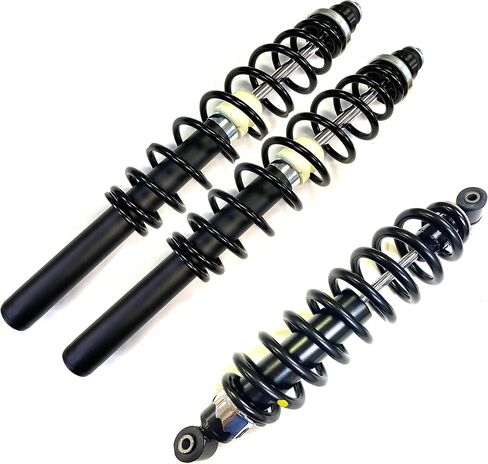 DTA Set of 3 Coilover Gas Shock Absorbers – 2 Front + 1 Rear – Fits Polaris Scrambler; Big Boss 400L 500; Trail Blazer 250 & Trail Boss 325 330 Models – OEM Replacement in Saudi Arabia