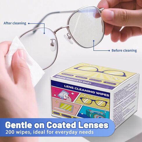 400 قطعة من مناديل تنظيف النظارات، مناديل تنظيف العدسات المبللة مسبقًا، شاشات الكمبيوتر وأجهزة الكمبيوتر المحمولة، الهواتف الذكية، العدسات البصرية، النظارات الواقية، وشاشة الساعة l سريعة الجفاف وخالية من الخدوش in Kuwait