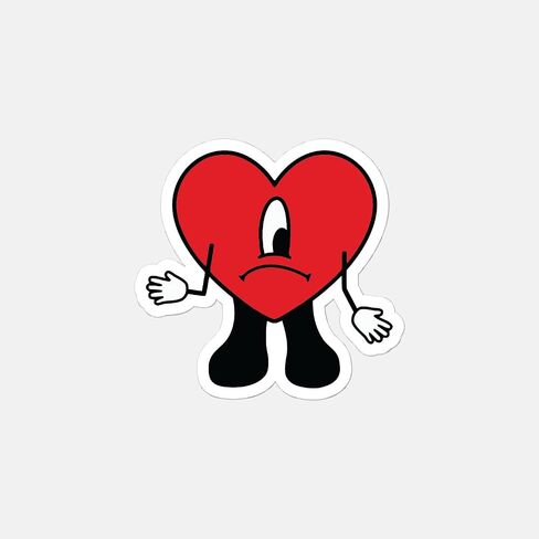Bad-Bunny Sticker, Decal for Cars, Trucks, Walls, Windows, Laptops, Waterproof, 3.2 Inches in Saudi Arabia