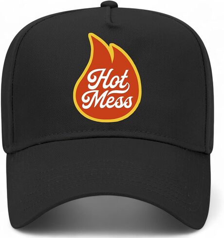 Hot Mess Vintage Trucker Hat | Premium Snapback Baseball Hat for Men & Women in Saudi Arabia