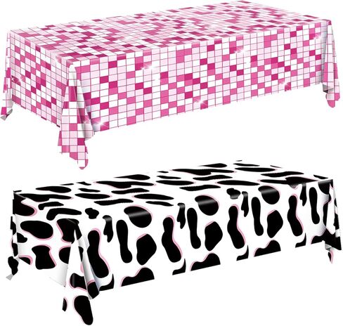 Baseball Tablecloth, 2-Pack Baseball Party Decorations, Disposable Baseball Plastic Tablecloth for Baseball Games Day, Rookie of The Year 1st, Baseball Birthday Decorations,54 x 108 Inch in Saudi Arabia