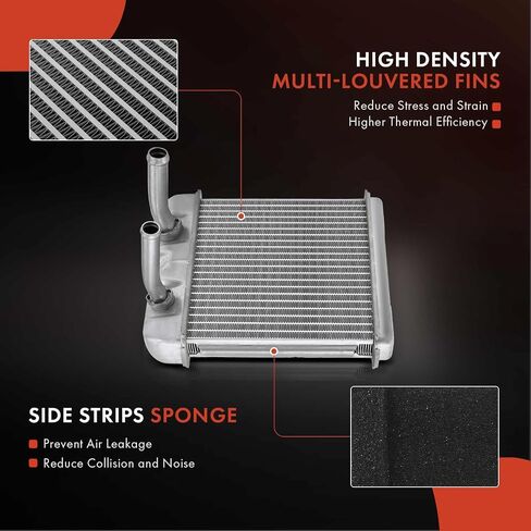 قلب سخان HVAC الخلفي الممتاز متوافق مع Chevy Express 1500 1996-2014، Express 2500/3500 1996-2021، Express 4500 2009-2018، G30 1996 & GMC G3500 1996، Savana 1500، Savana 2500/3500، Savana 4500 in Saudi Arabia