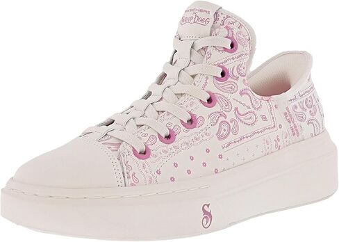 حذاء Skechers للسيدات سهل الارتداء: جلد فاخر Snoop One- Double G in Saudi Arabia