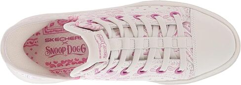 حذاء Skechers للسيدات سهل الارتداء: جلد فاخر Snoop One- Double G in Saudi Arabia