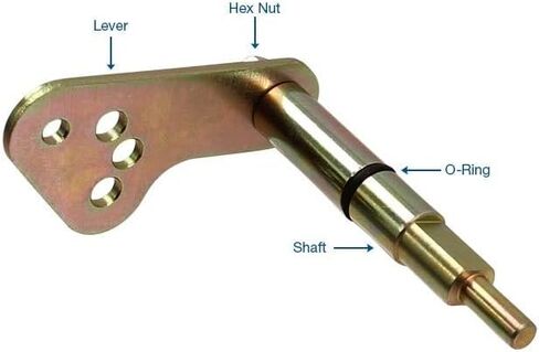 مع كل ما يتطلبه الأمر من أجزاء ناقل الحركة، INC 28431-05K Powerglide Shift Lever Kit نمط الترباس معًا مع حلقة O in Saudi Arabia