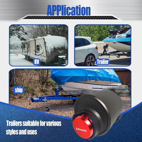 Trailer Lock Fits 2 5/16 Inch Coupler, Upgrade Anti Theft Heavy-Duty Steel Trailer Hitch Locks, Camper Accessories for RV, Trailer, Boat, Pickup,Made in USA. in Saudi Arabia