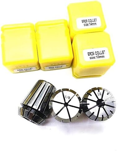 ER25 SPRING COLLET SET ، ER25 1-20MM ACCURACY SPRING COLLET CHUCK مجموعة لآلة نقش CNC و MLING MAINGER TOOLD (ER25-20) in Saudi Arabia
