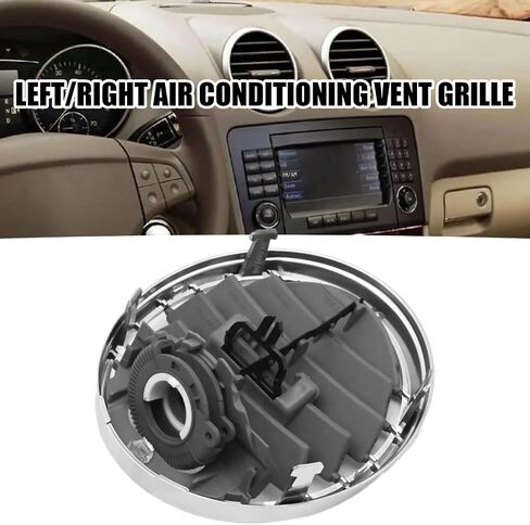 1648301954 Left and Right Side Air Conditioning Vent Grilles, Replacement for Mercedes Benz GL 350 450 550 2006-2012, ML 300 350 500 2005-2011, Replaces A1648301954 (Grey) in Saudi Arabia