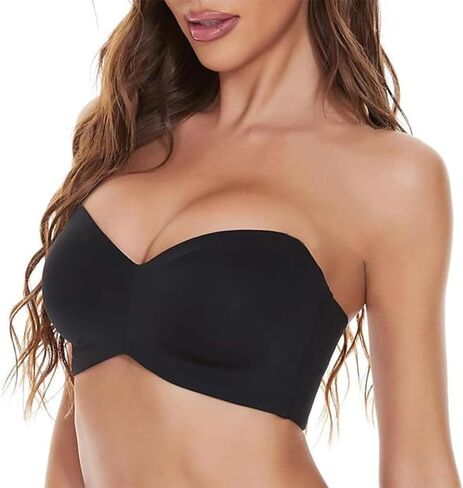 Strapless Bra for Women - Everyday Bras with Wireless Straps, Non-Slip Grip - Comfortable Bras for Women in Saudi Arabia