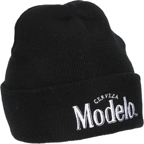 Bioworld Modelo Logo Embroidery Acrylic Knit Standard Cuff Beanie in Saudi Arabia
