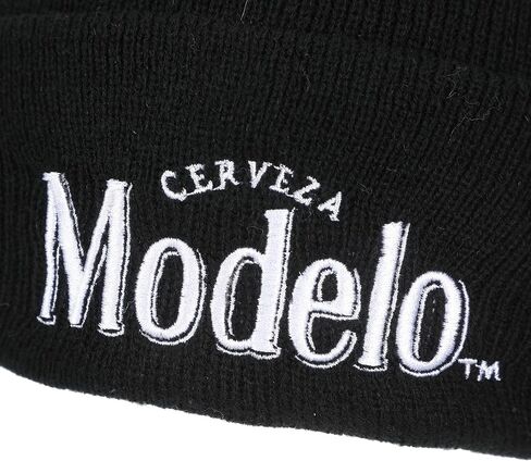 Bioworld Modelo Logo Embroidery Acrylic Knit Standard Cuff Beanie in Saudi Arabia