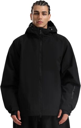 GSOU SNOW Men's Ski Jacket Snowboard Coat Waterproof Winter Snow with Hood Windproof Warm Insulation Outdoor Sports in Saudi Arabia