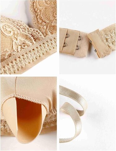 Women Lace Deep V Bra No Padding No Underwire Bralettes in Saudi Arabia
