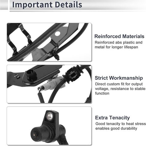 مستشعر سرعة العجلات الأمامية اليسرى ABS لسيارة Toyota 4Runner 1996-2002، لسيارة Toyota Tacoma 1997-2004 مستشعر ABS مستشعر نظام الفرامل المانعة للانغلاق 8954335050 in Saudi Arabia