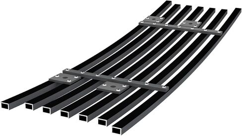 APS Compatible with Ford Excursion F-250 F-350 F-450 F-550 2005-2007 Lower Bumper Black Billet Front Grill Grille Insert S18-H65356F in Saudi Arabia