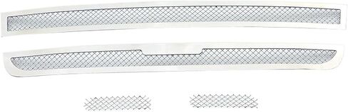 APS Compatible with Chevy Trailblazer 2006-2009 SS Main Upper Stainless Steel Chrome Mesh Front Grill Grille Insert S18-T86467C in Saudi Arabia