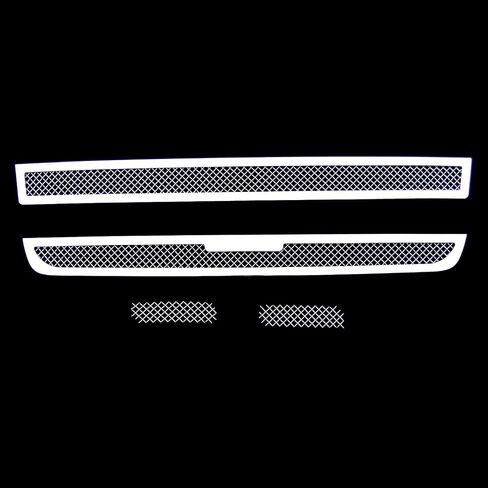 APS Compatible with Chevy Trailblazer 2006-2009 SS Main Upper Stainless Steel Chrome Mesh Front Grill Grille Insert S18-T86467C in Saudi Arabia