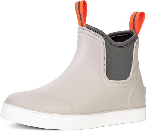 Women's Deck Boots Waterproof Ankle Rain Boots | Outdoor Fishing Garden Boots for Women, Anti-Slip Shoes, Lightweight Comfortable Work Shoes in Saudi Arabia